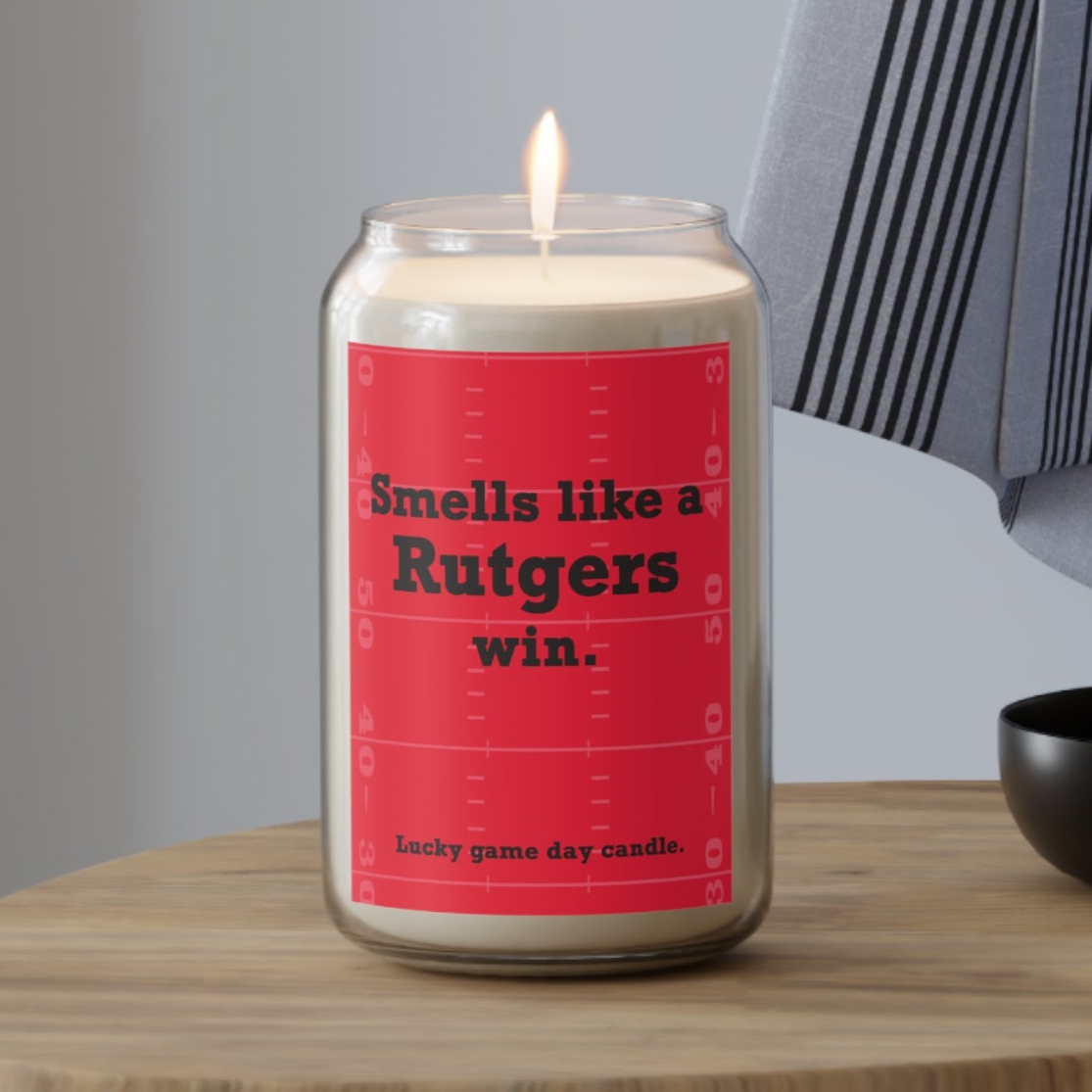 Rutgers Football - "Smells like a Rutgers win" scented candle (13.75 oz)