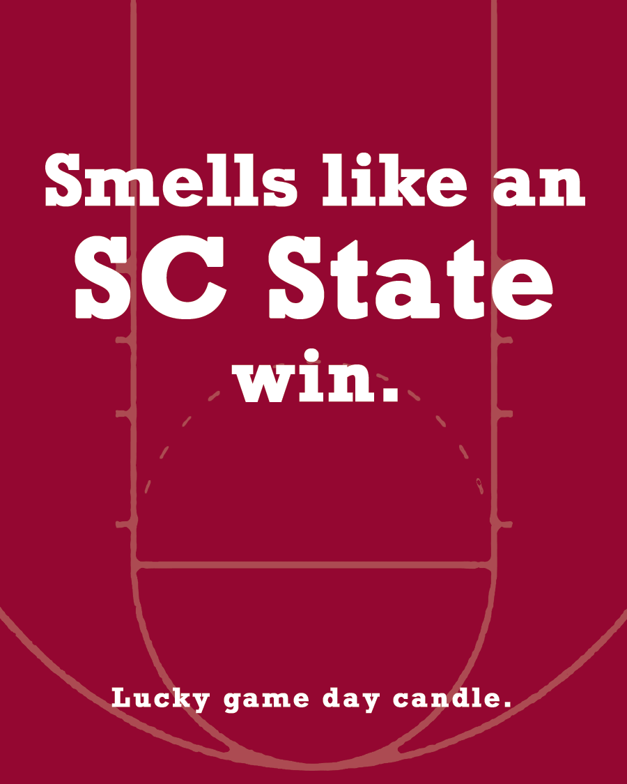 South Carolina State Basketball - Smells Like an SC State Win (13.75 oz) scented candle