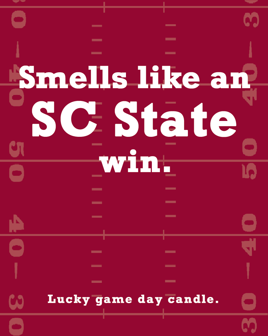 South Carolina State Football - Smells Like an SC State Win (13.75 oz) scented candle