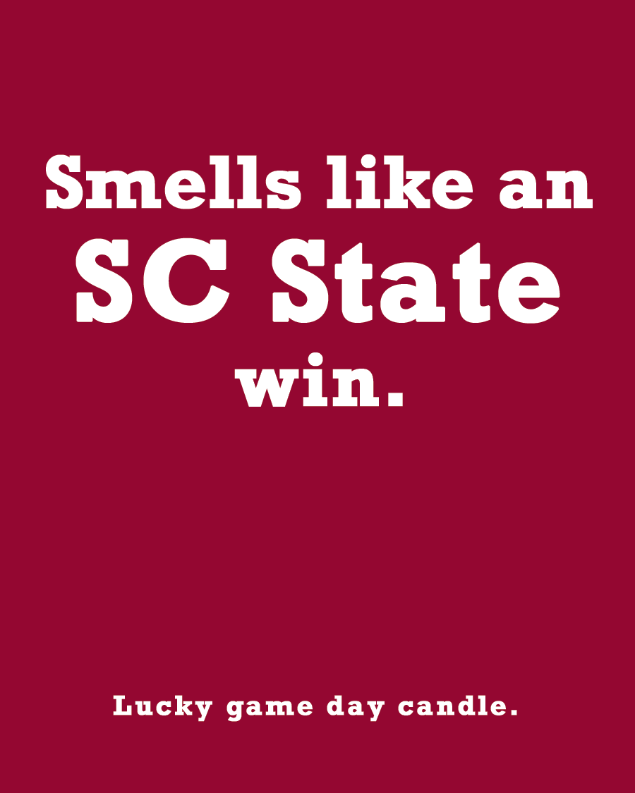 South Carolina State - Smells Like an SC State Win (13.75 oz) scented candle