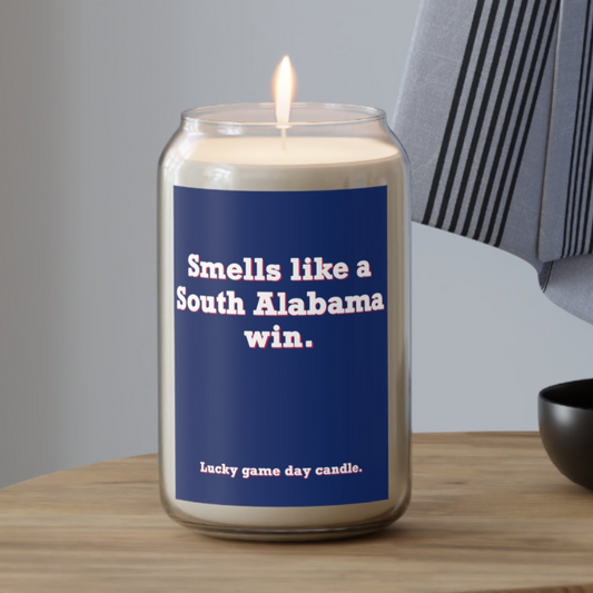 South Alabama - "Smells like a South Alabama win" scented candle (13.75 oz)