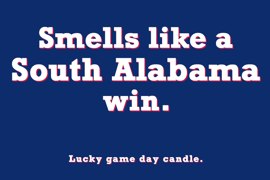 South Alabama - "Smells like a South Alabama win" scented candle