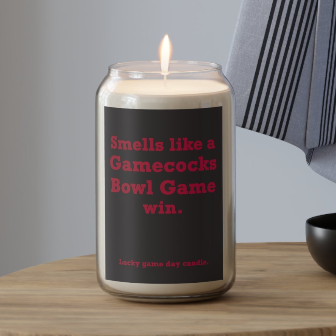 South Carolina Bowl Game - "Smells like a Gamecocks Bowl Game win" scented candle (13.75 oz)