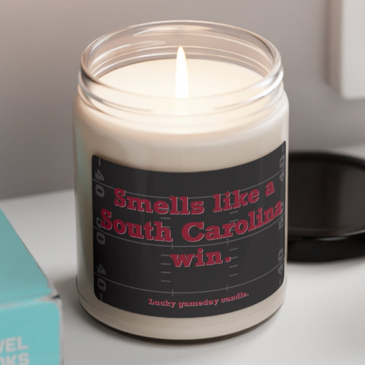 South Carolina Football - "Smells like a South Carolina win" scented candle (9 oz)