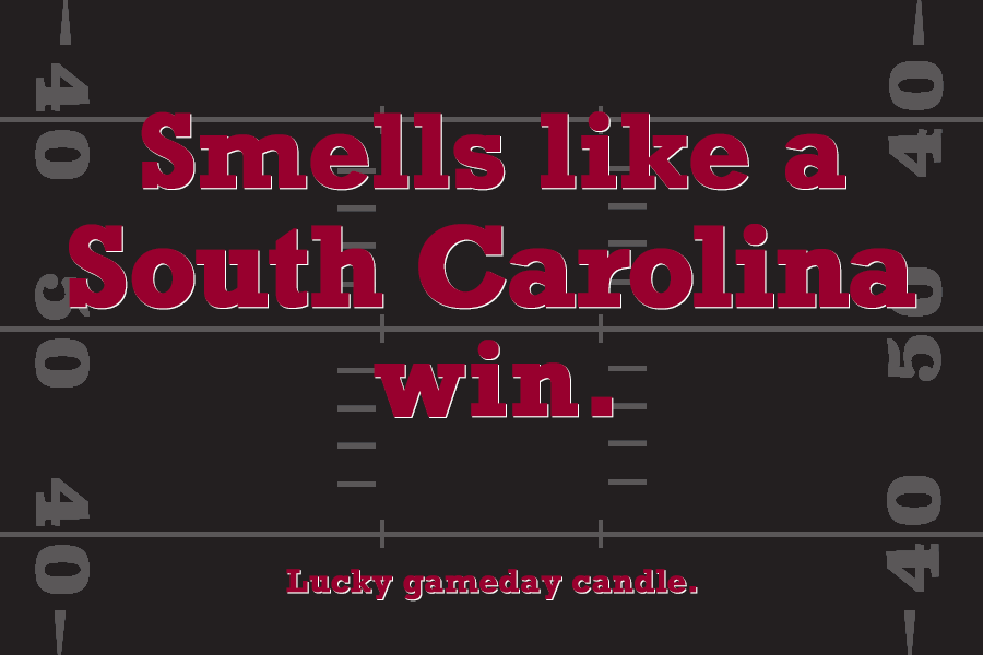 South Carolina Football - "Smells like a South Carolina win" scented candle (9 oz)