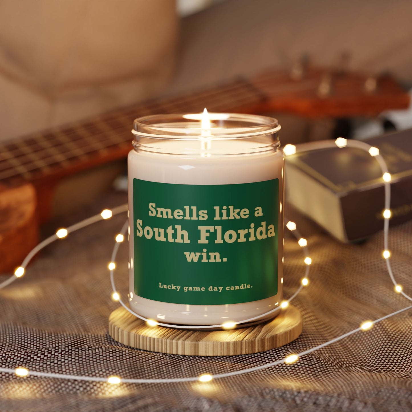 USF - "Smells like a South Florida win" scented candle (9 oz)