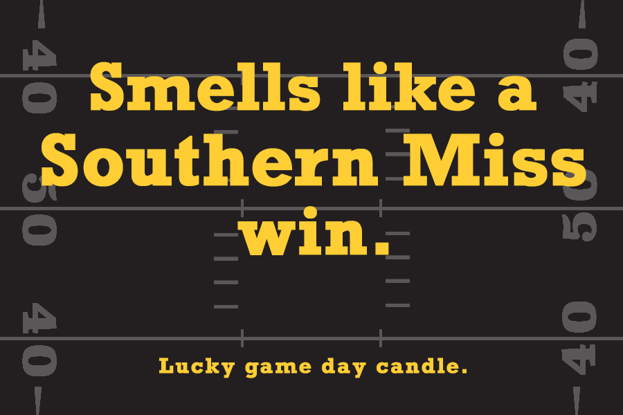 Southern Mississippi Football - "Smells like a Southern Miss win" scented candle (9 oz)