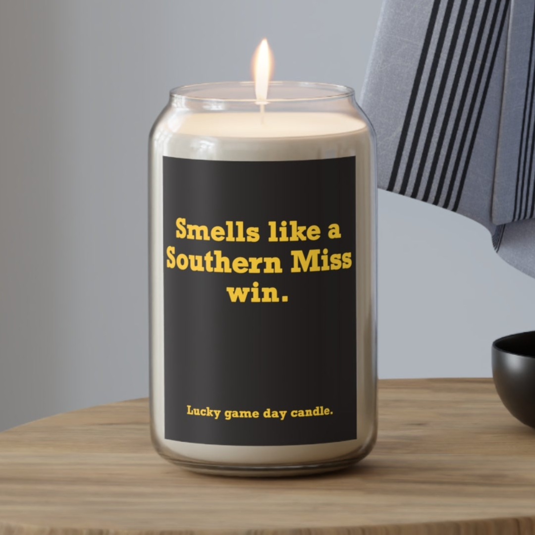 Southern Mississippi - "Smells like a Southern Miss win" scented candle (13.75 oz)