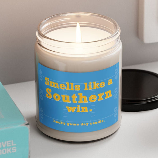 Southern University Football - "Smells like a Southern win" scented candle (9 oz)