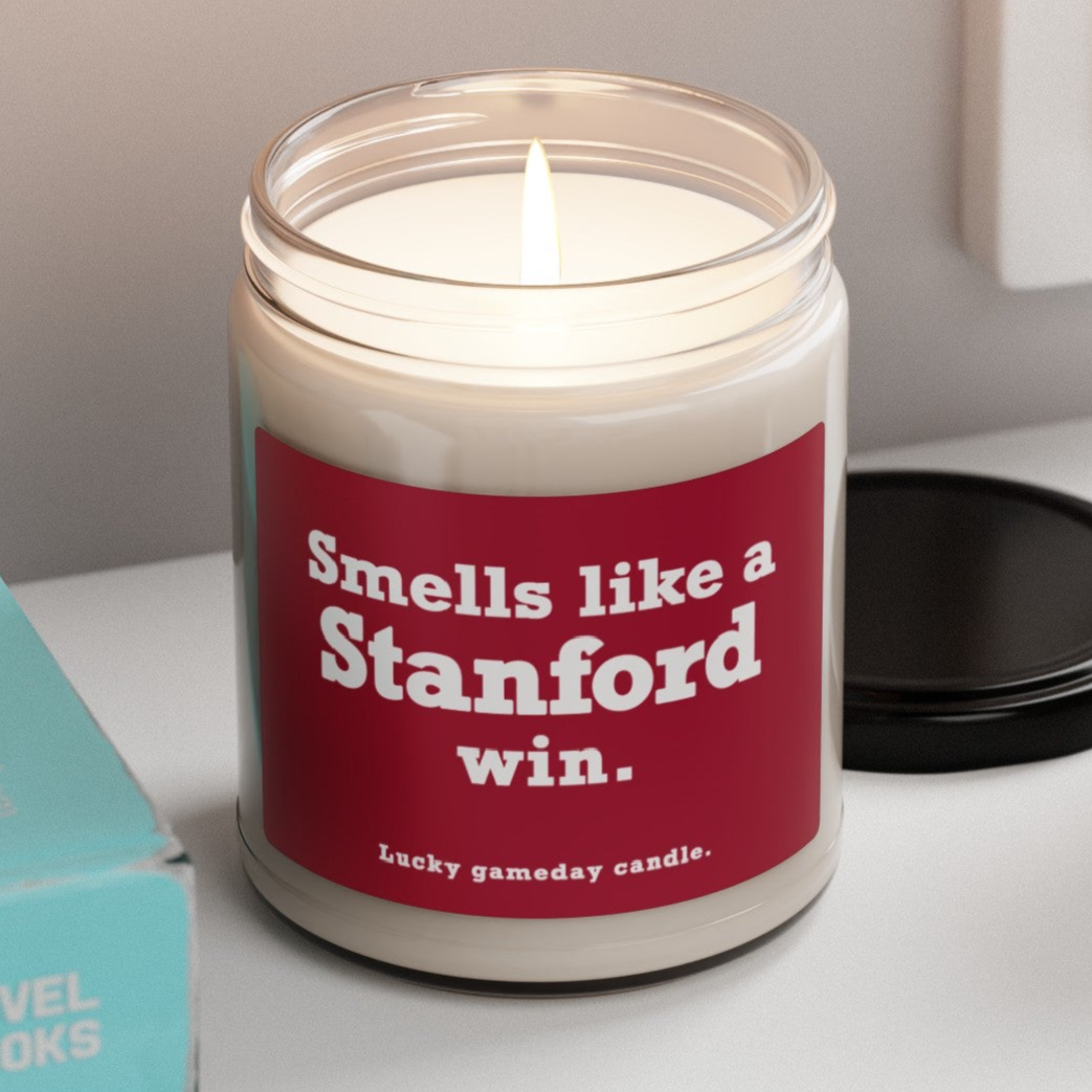 Stanford - "Smells like a Stanford win" scented candle (9 oz)