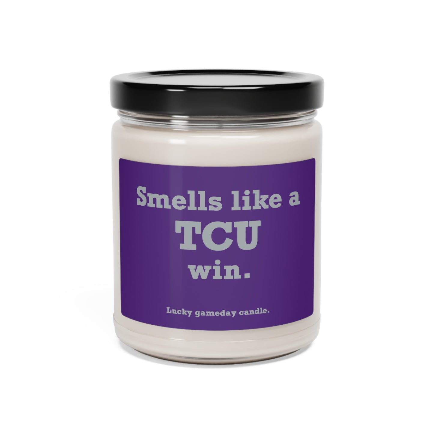 TCU - "Smells like a TCU win" scented candle (9 oz)