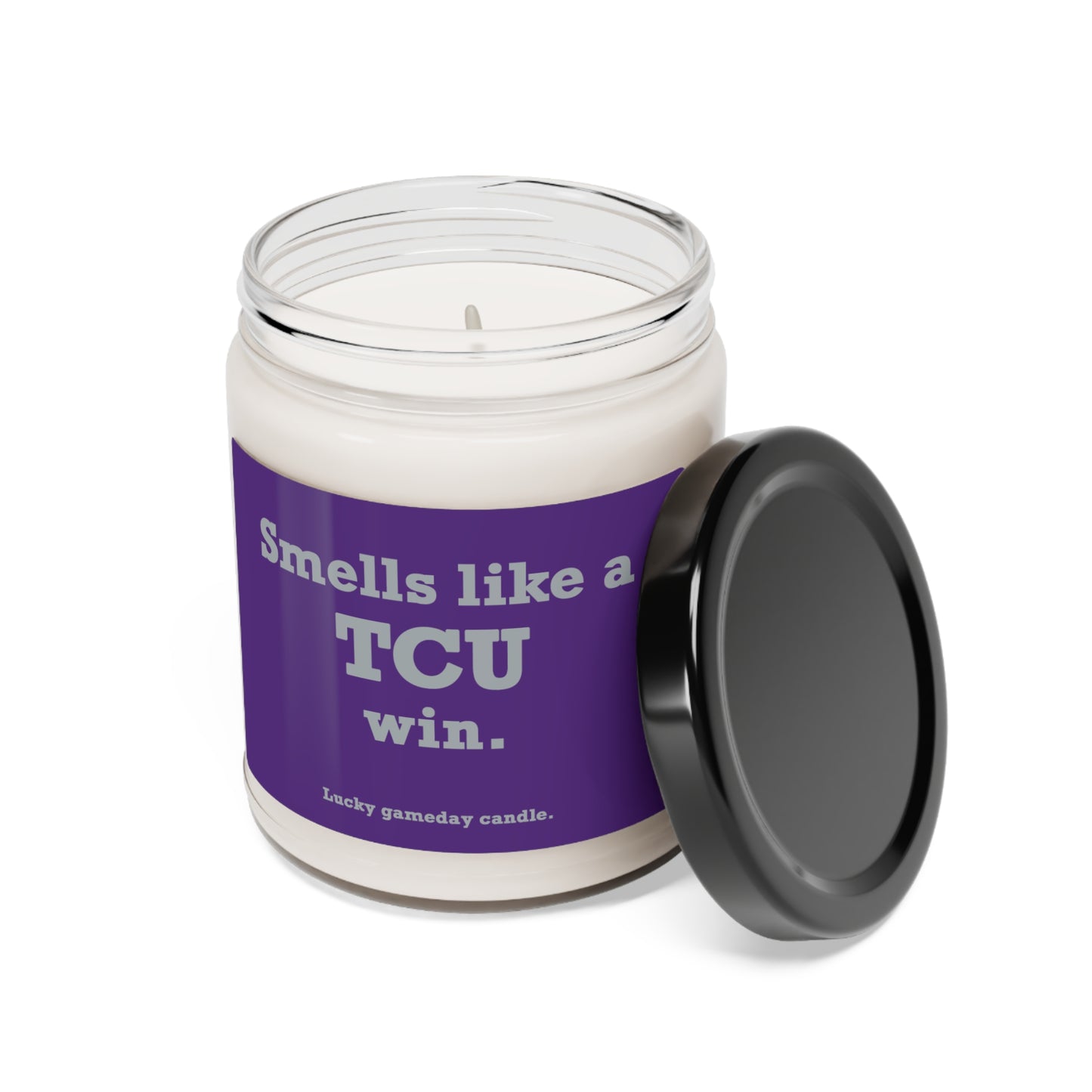 TCU - "Smells like a TCU win" scented candle (9 oz)