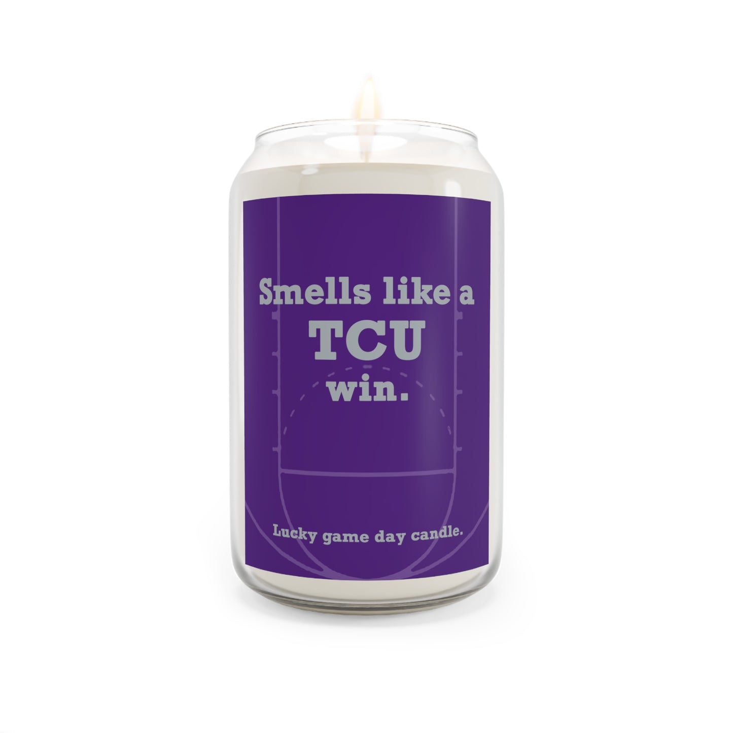 TCU Basketball - "Smells like a TCU win" scented candle (13.75 oz)