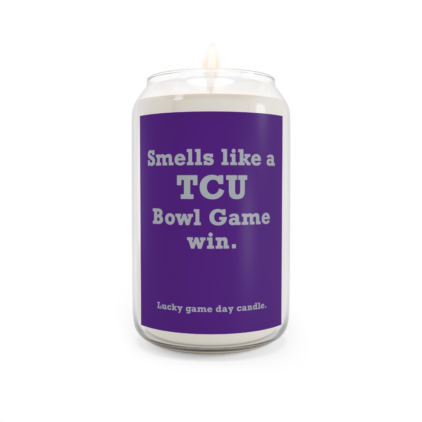 TCU Bowl Game - "Smells like a TCU Bowl Game win" scented candle (13.75 oz)