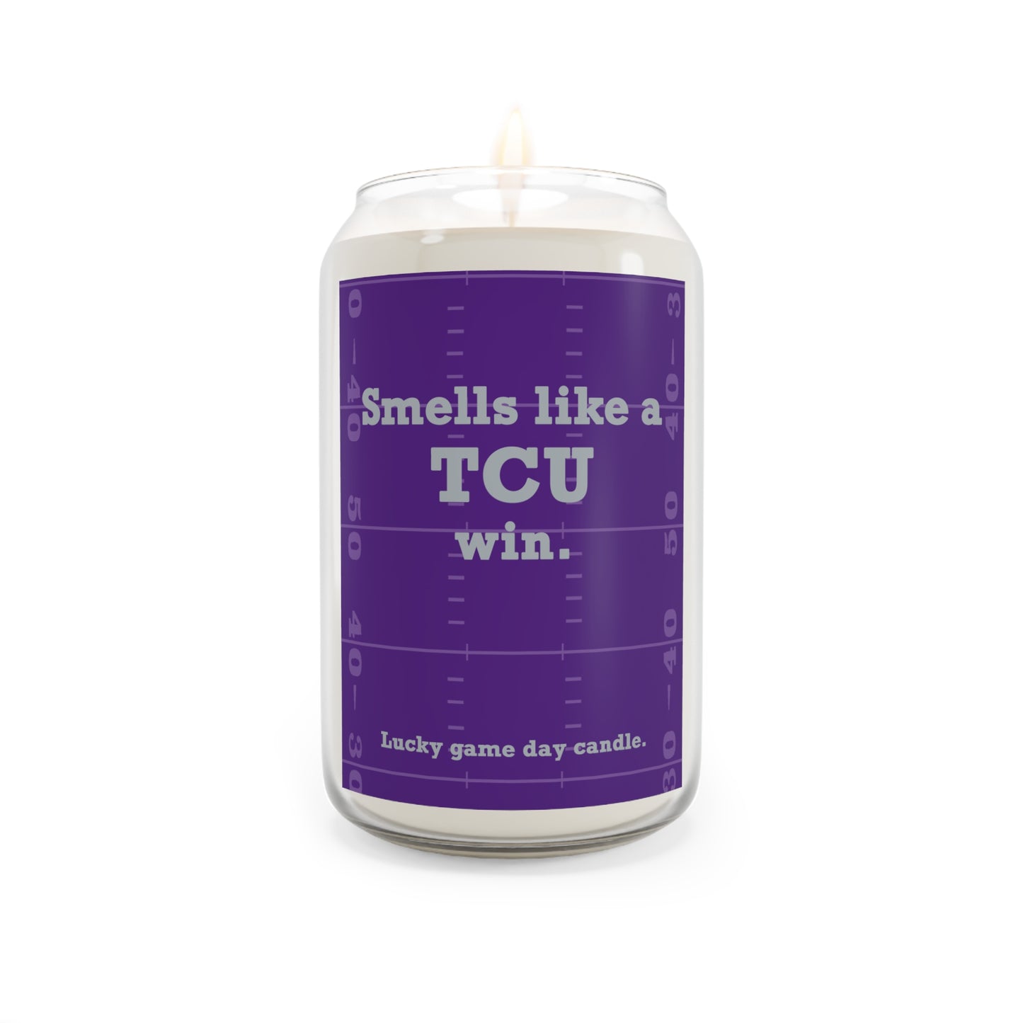 TCU Football - "Smells like a TCU win" scented candle (13.75 oz)