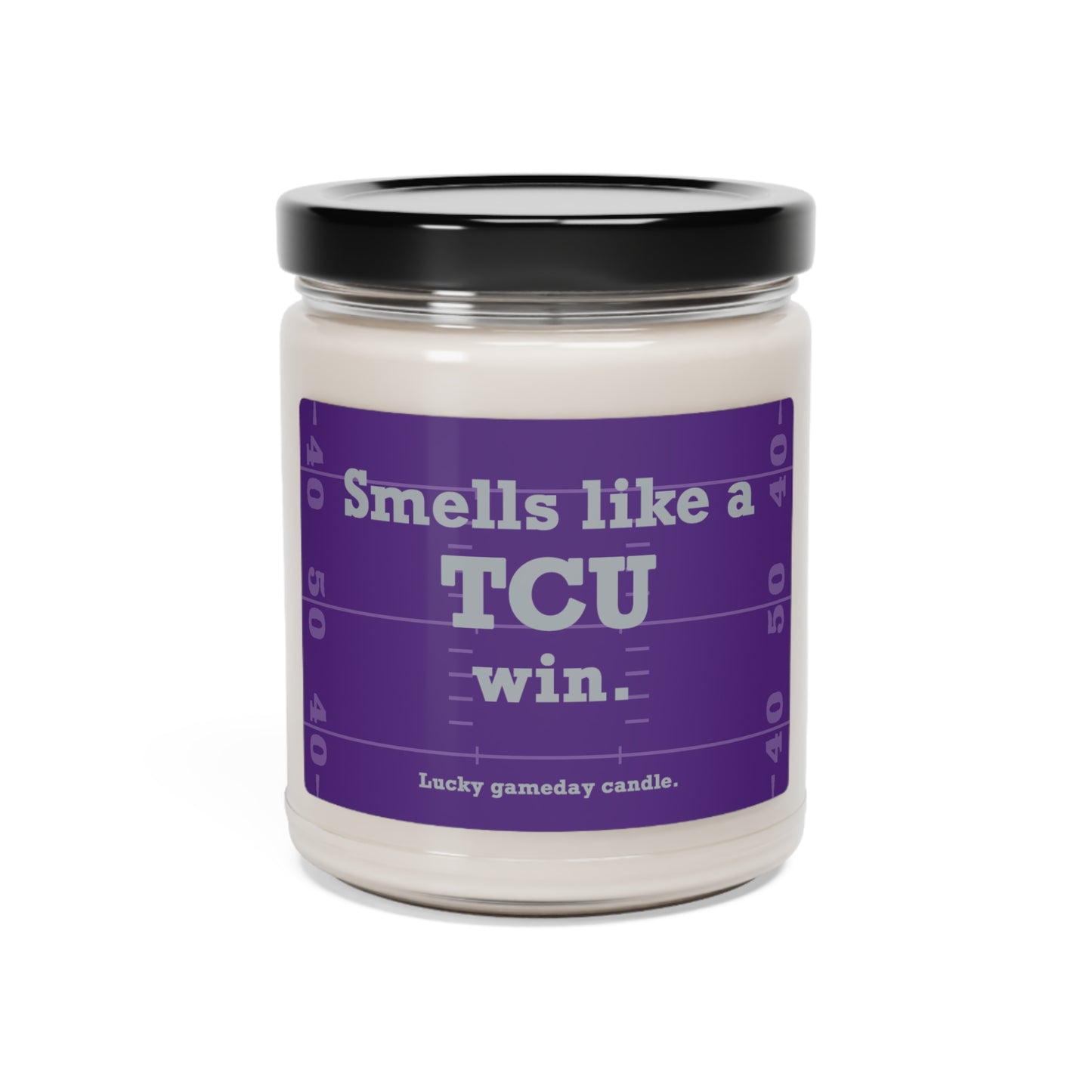 TCU Football - "Smells like a TCU win" scented candle (9 oz)