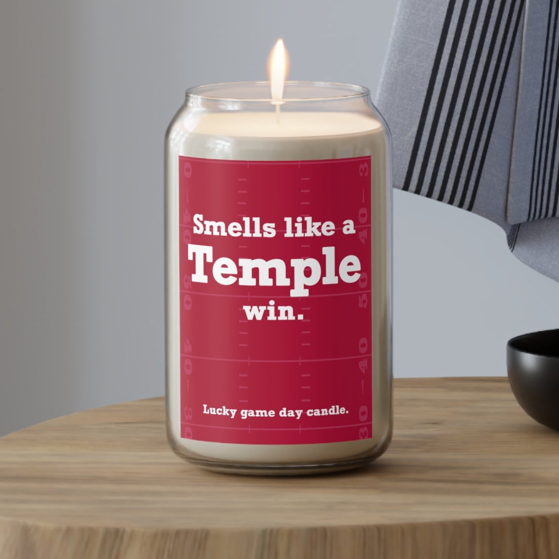 Temple Football - Smells Like a Temple Win (13.75 oz) scented candle 