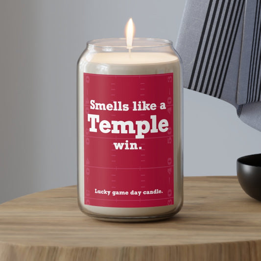 Temple Football - Smells Like a Temple Win (13.75 oz) scented candle 