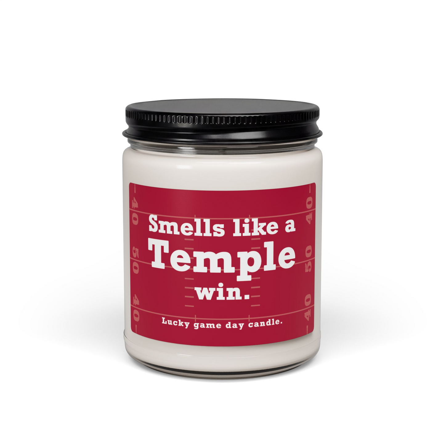 Temple Football -  "Smells like a Temple win" scented candle (9 oz)