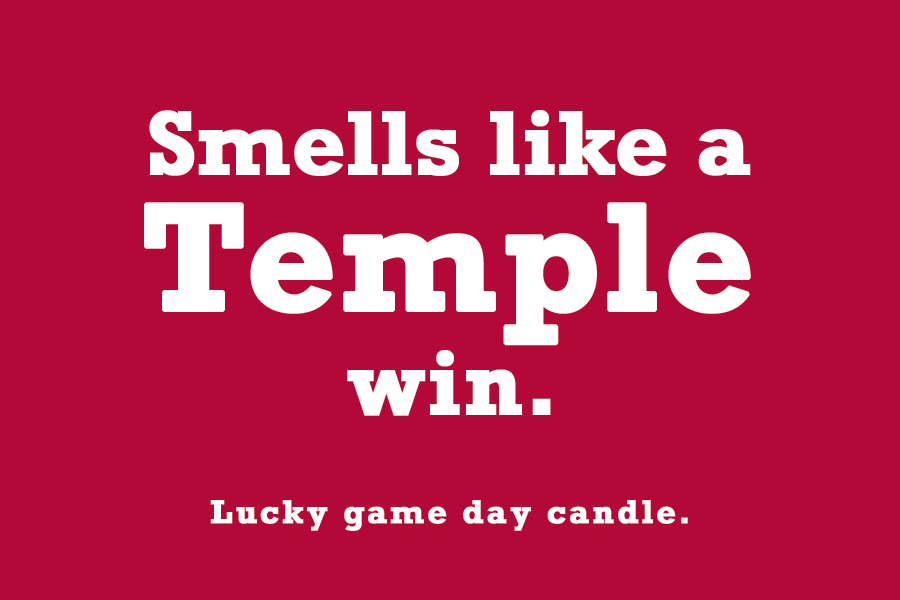 Temple - "Smells like a Temple win" scented candle (9 oz)