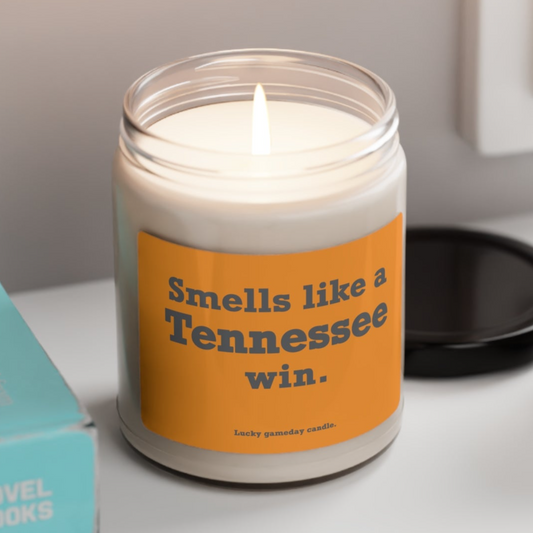 Tennessee - "Smells like a Tennessee win" scented candle (9 oz)