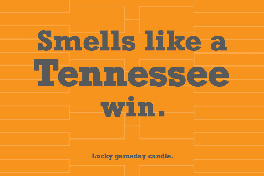 Tennessee Basketball - "Smells like a Tennessee win" scented candle (9 oz)