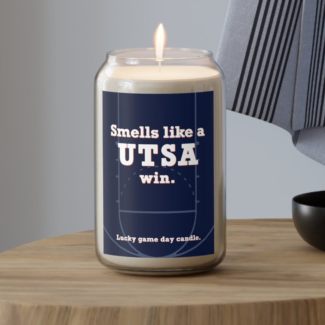 Texas-San Antonio Basketball - Smells Like a UTSA Win (13.75 oz) scented candle 
