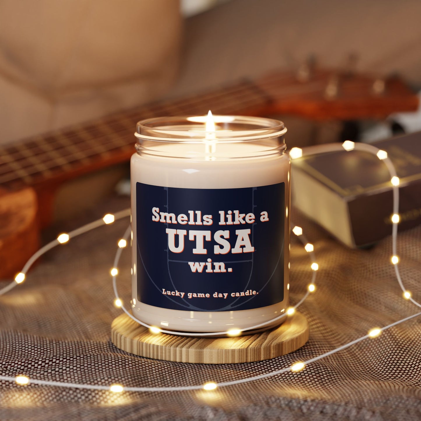 Texas-San Antonio Basketball - "Smells like a UTSA win" scented candle (9 oz)