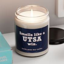 Texas-San Antonio Basketball - "Smells like a UTSA win" scented candle (9 oz)