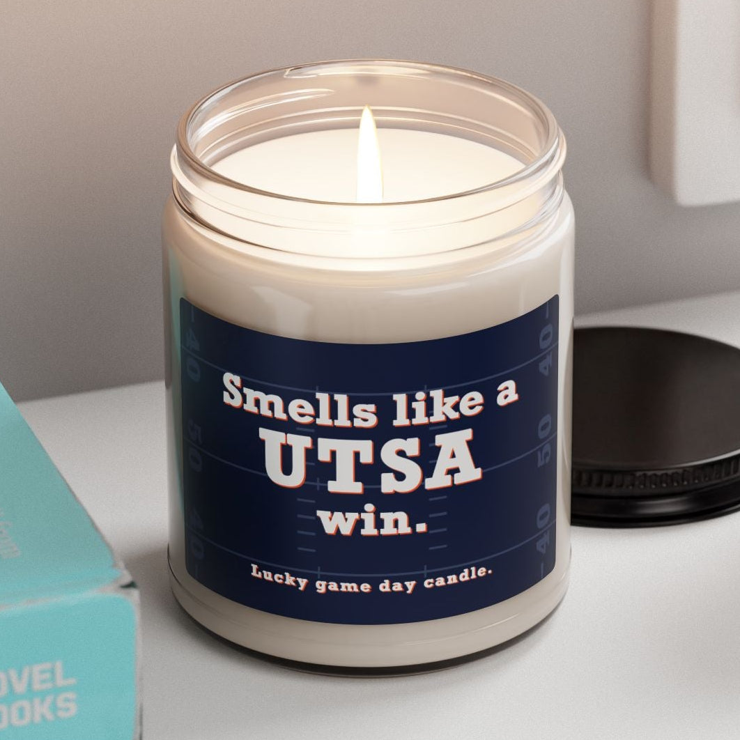 Texas-San Antonio Football- Smells Like a UTSA Win (9 oz) scented candle
