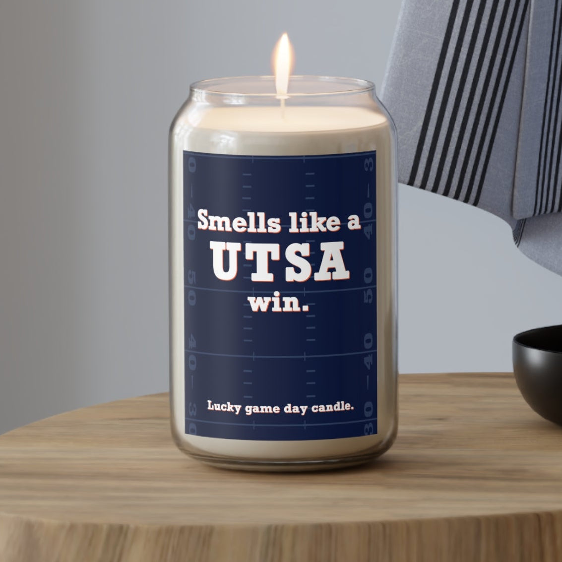 Texas-San Antonio Football - Smells Like a UTSA Win (13.75 oz) scented candle 