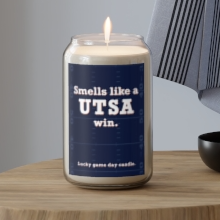 Texas-San Antonio Football - "Smells like a UTSA win" scented candle (13.75 oz)