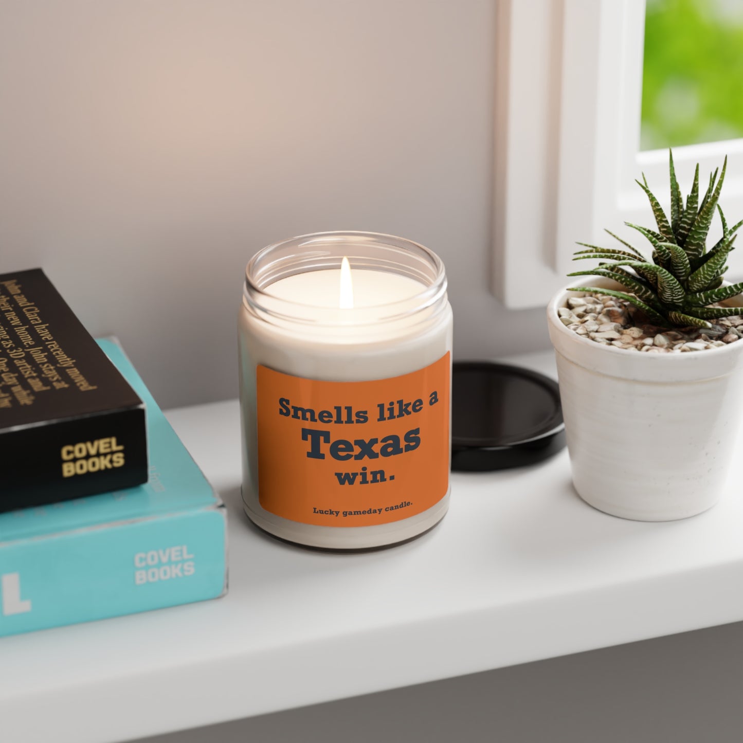 Texas - "Smells like a Texas win" scented candle (9 oz)