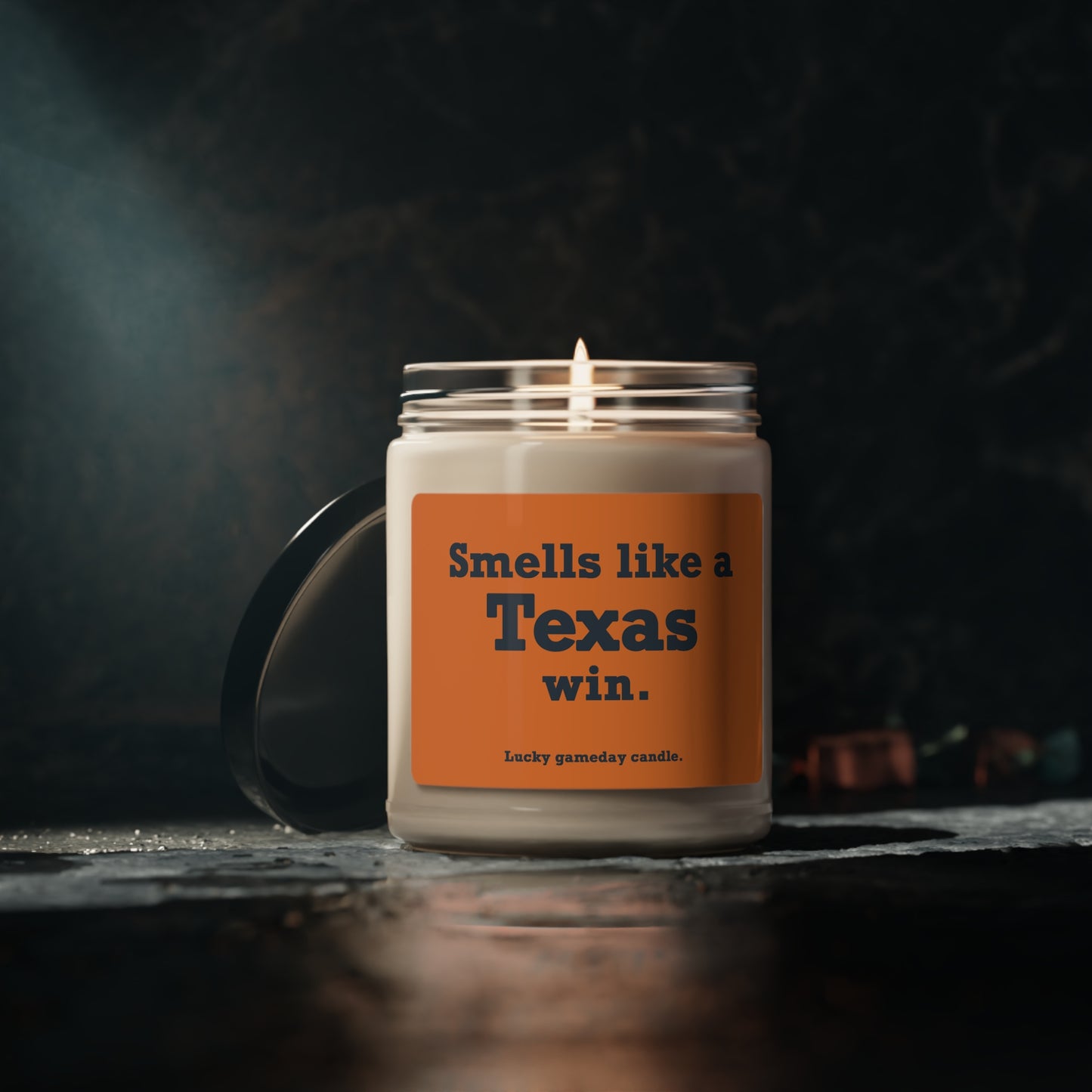 Texas - "Smells like a Texas win" scented candle (9 oz)