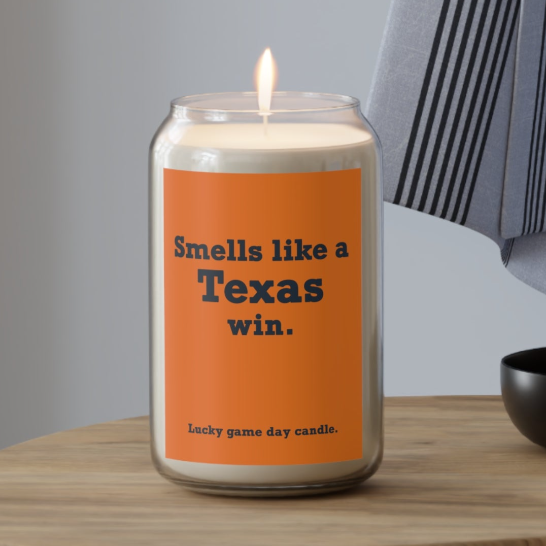 Texas - "Smells like a Texas win" scented candle (13.75 oz)