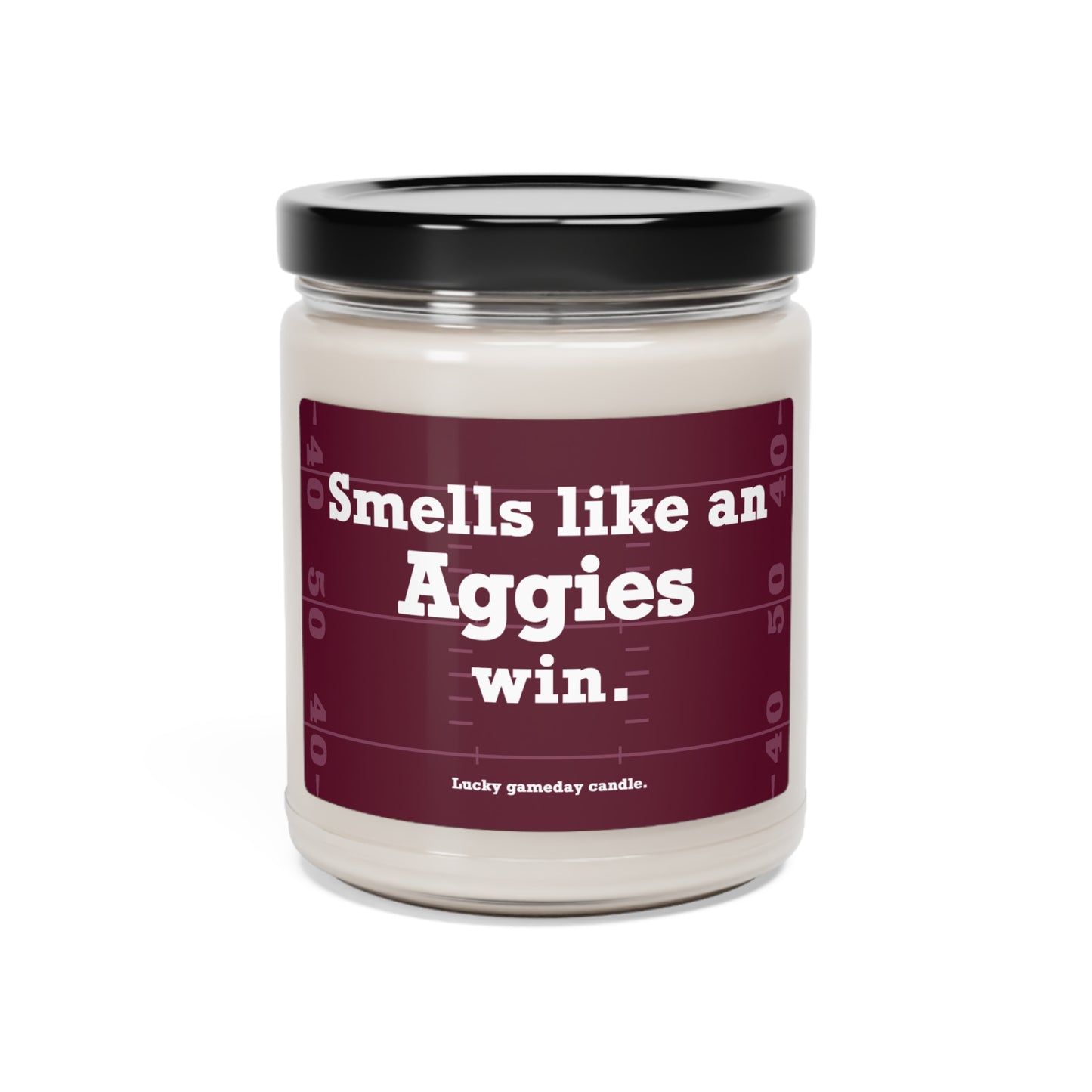 Texas A&M Football - "Smells like an Aggies win" scented candle (9 oz)