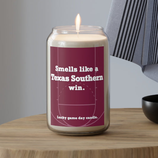 Texas Southern Basketball - "Smells like a Texas Southern win" scented candle (13.75 oz)
