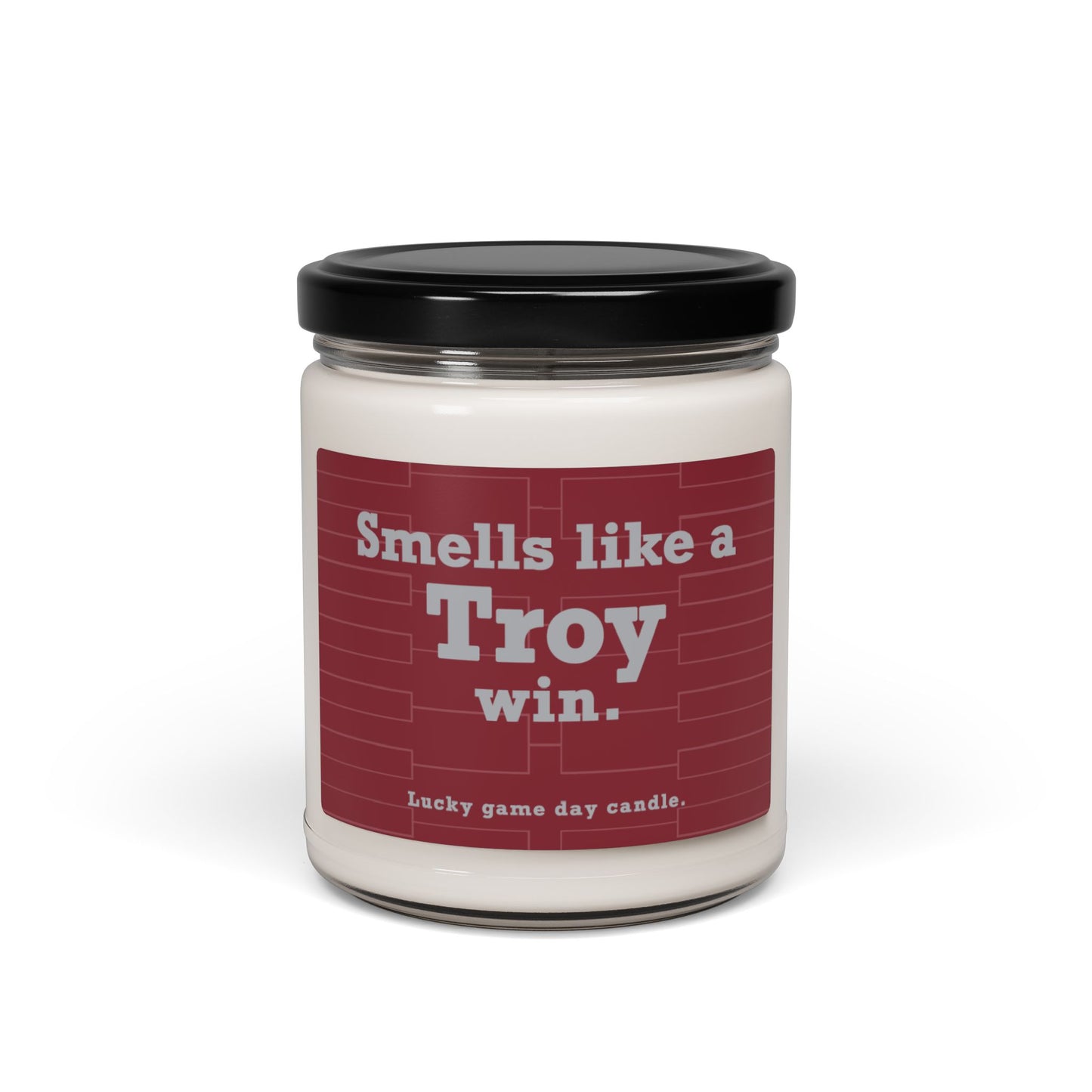 Troy Basketball- "Smells like a Troy win" scented candle (9 oz)