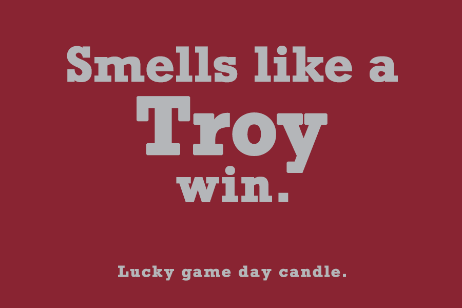 Troy - "Smells like a Troy win" scented candle (9 oz)