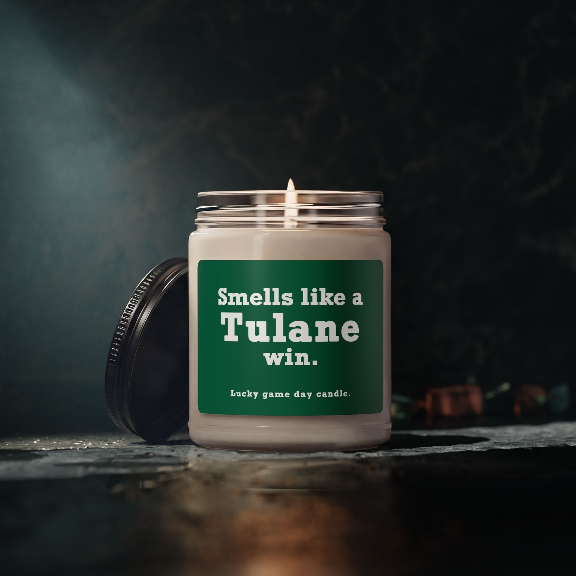 Tulane - Smells like a Tulane win scented candle (9 oz)