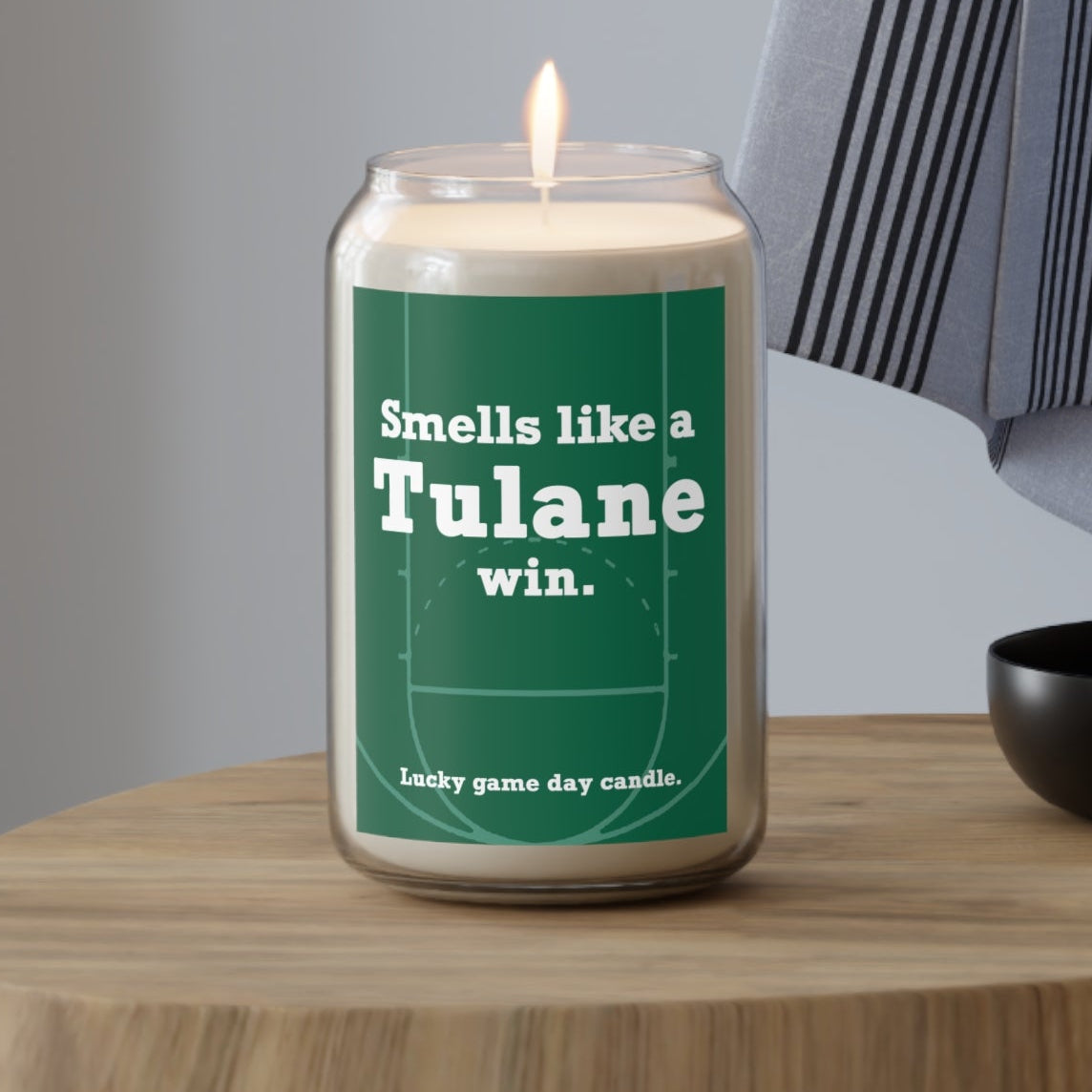 Tulane Basketball - Smells Like a Tulane Win (13.75 oz) scented candle1