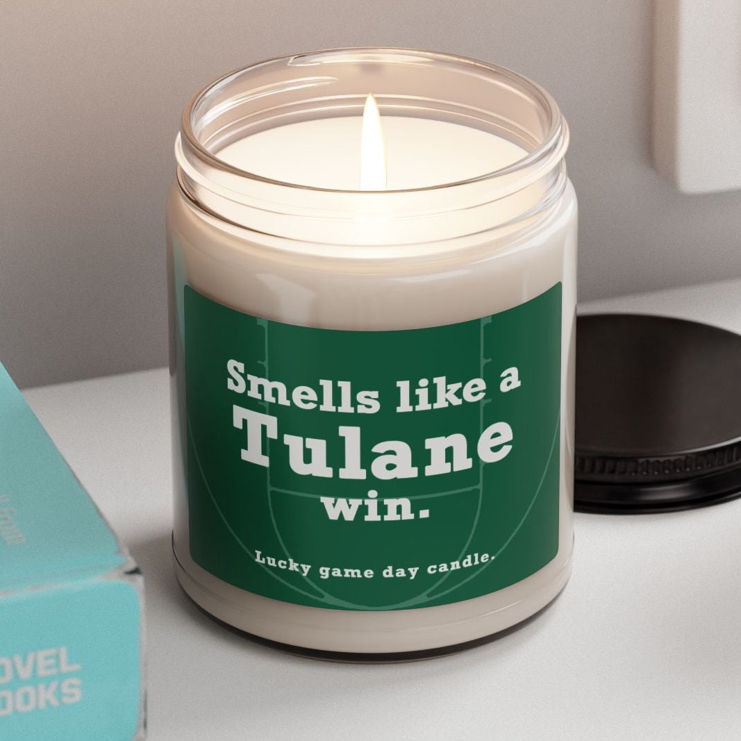 Tulane Basketball - Smells Like a Tulane Win (9 oz) scented candle 