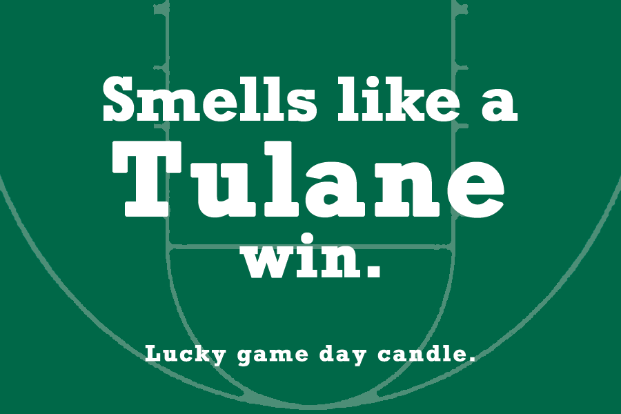 Tulane Basketball - Smells like a Tulane win scented candle (9 oz)