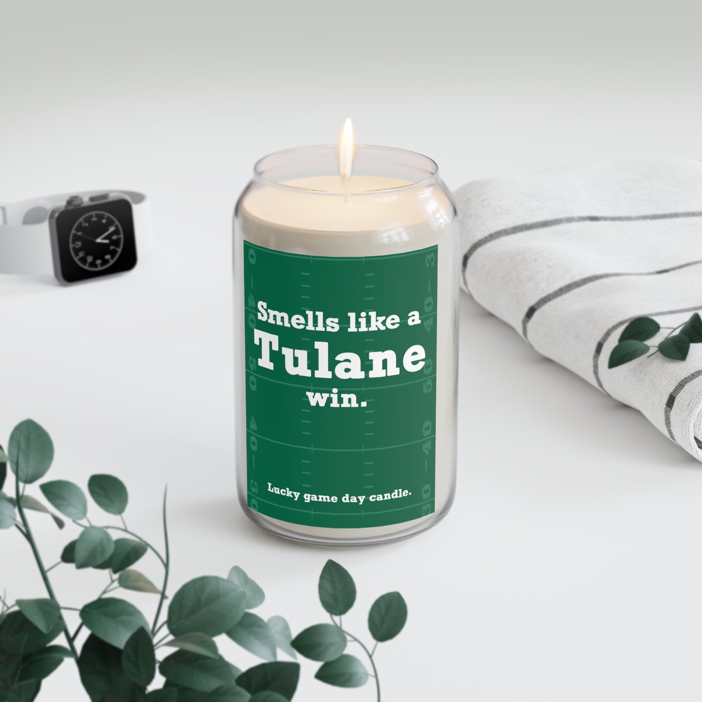 Tulane Football - "Smells like a Tulane win" scented candle (13.75 oz)