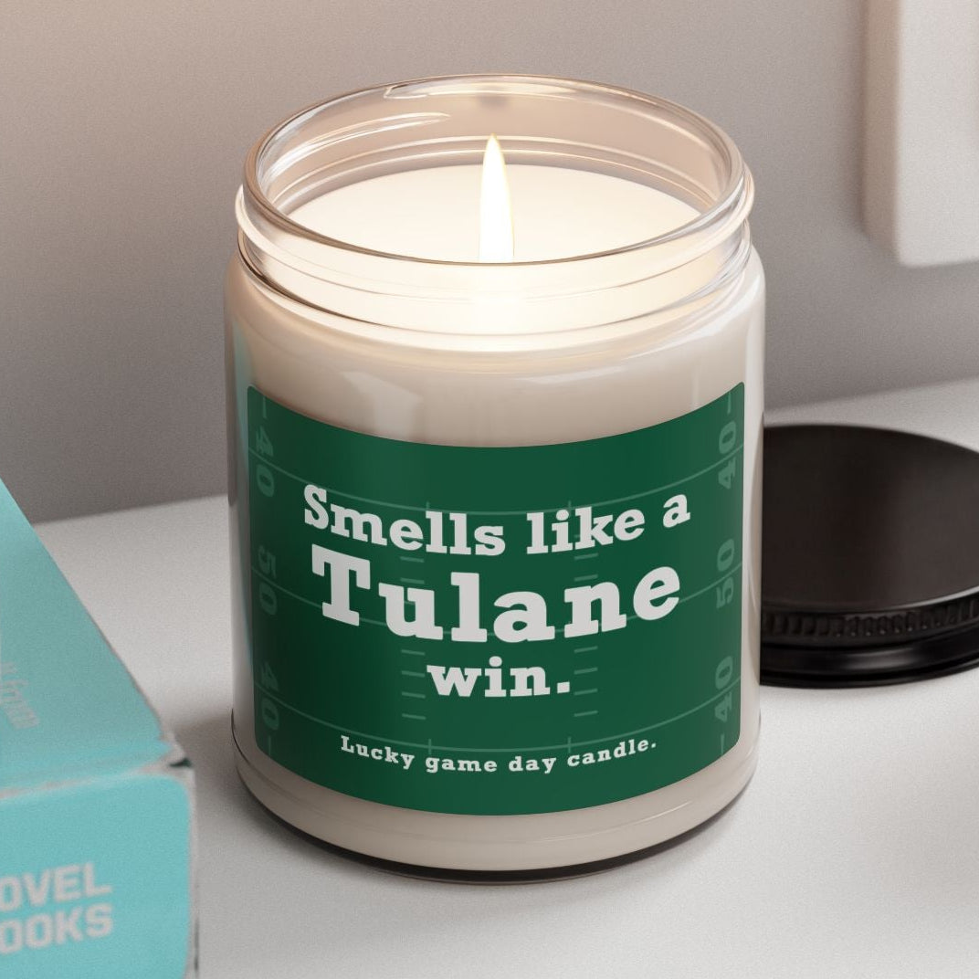 Tulane Football - Smells Like a Tulane Win (9 oz) scented candle 