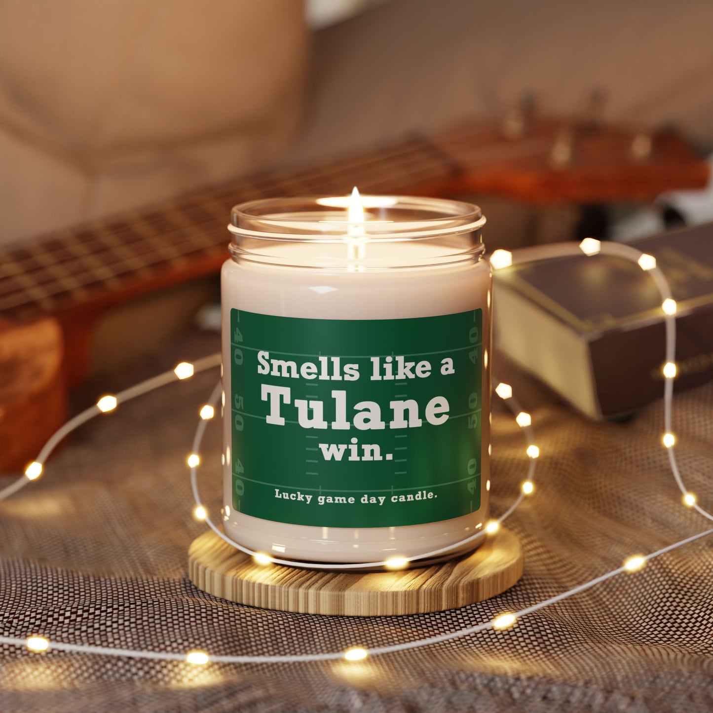 Tulane Football - Smells like a Tulane win scented candle (9 oz)