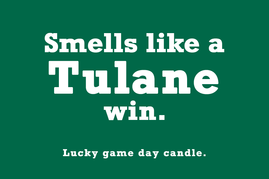 Tulane - Smells like a Tulane win scented candle (9 oz)