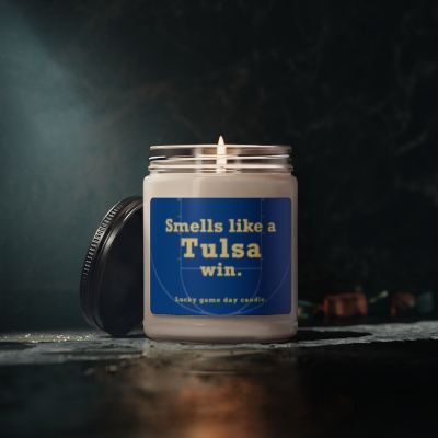 Tulsa Basketball - "Smells like a Tulsa win" scented candle (9 oz)