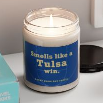 Tulsa Basketball - "Smells like a Tulsa win" scented candle (9 oz)