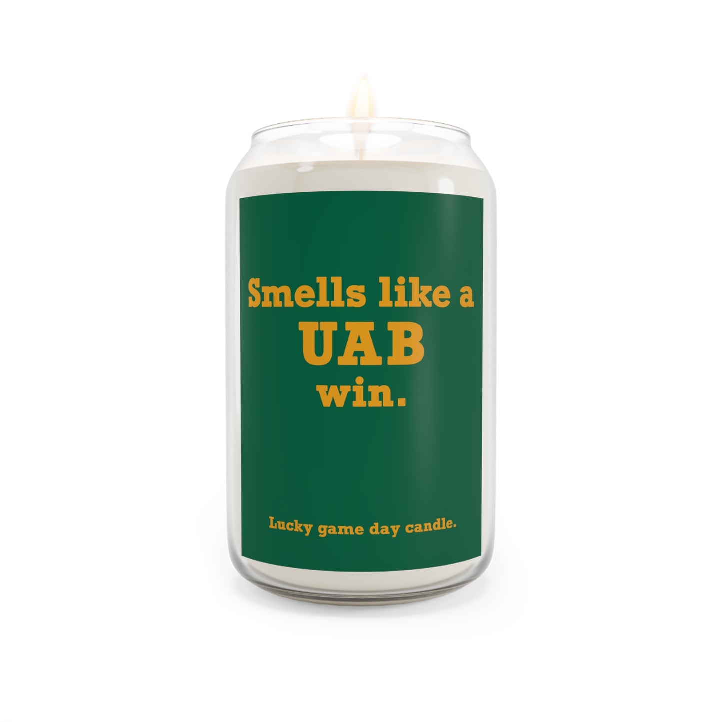 Alabama-Birmingham - "Smells like a UAB win" scented candle (13.75 oz)